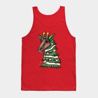 Christmas Tree Giraffe Tank Top